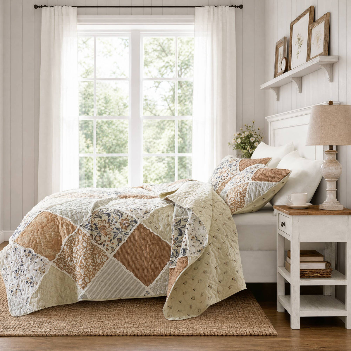 Ashford 3-Piece Ruffled Cotton Coverlet Mini Set