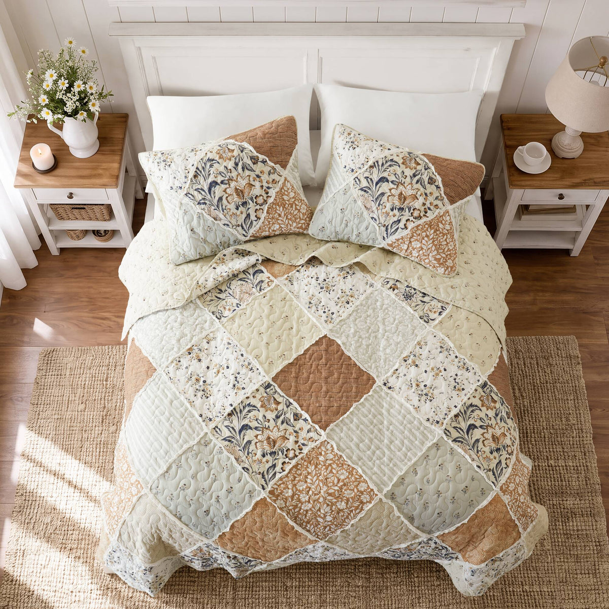Ashford 3-Piece Ruffled Cotton Coverlet Mini Set