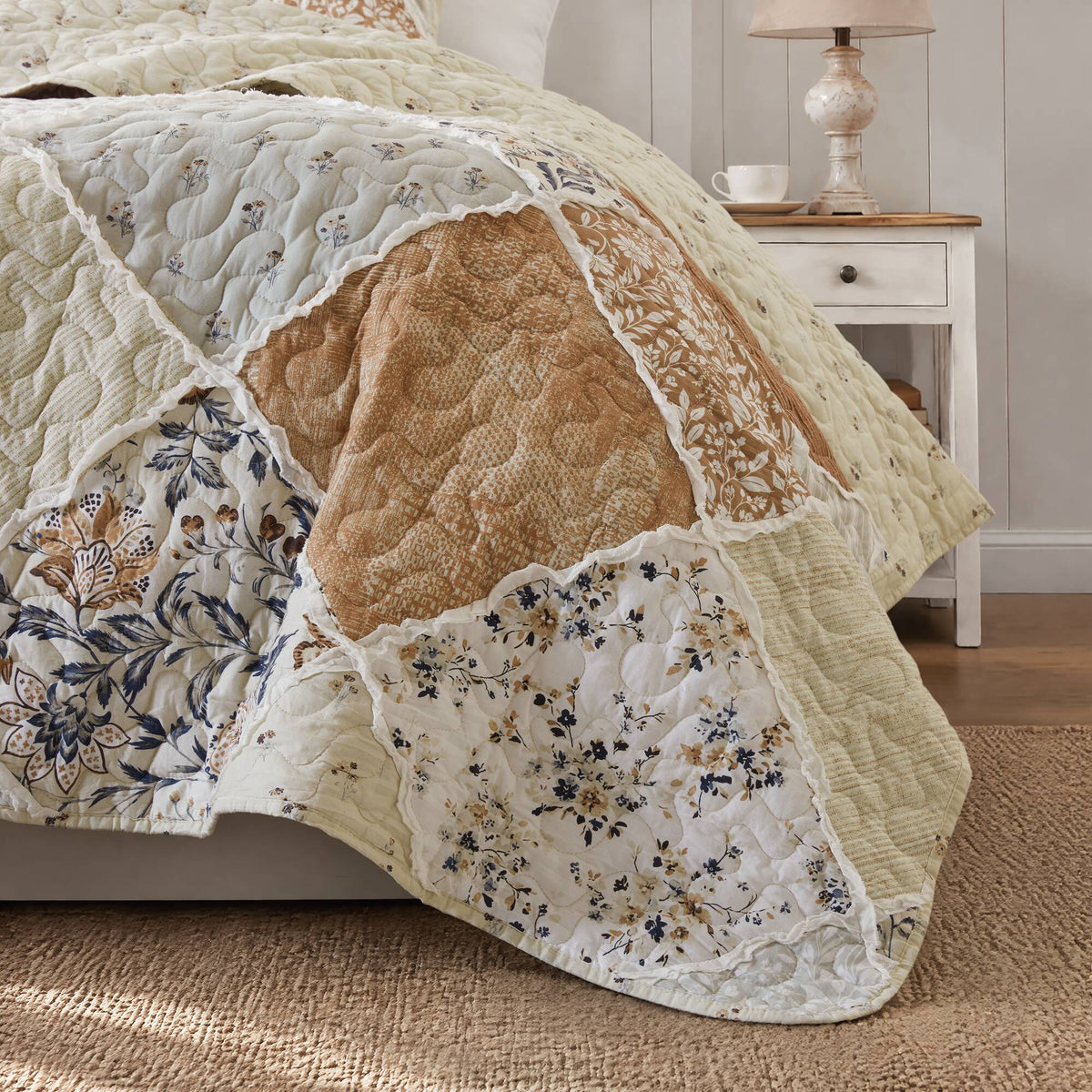 Ashford 3-Piece Ruffled Cotton Coverlet Mini Set