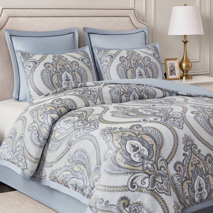 Aveline 9-Piece Jacquard Comforter Set
