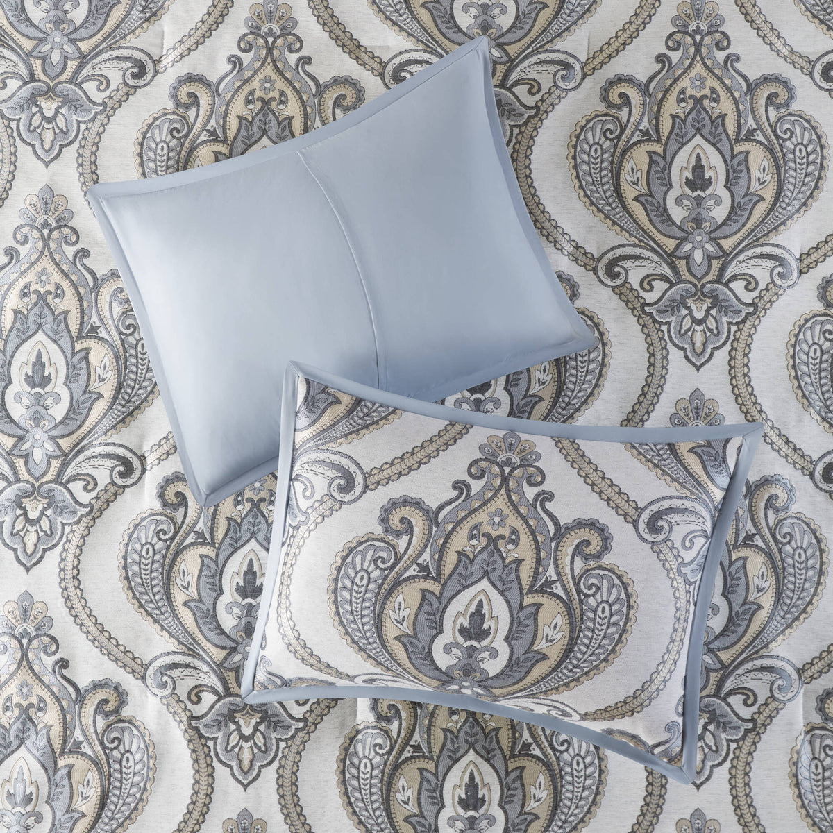 Aveline 9-Piece Jacquard Comforter Set