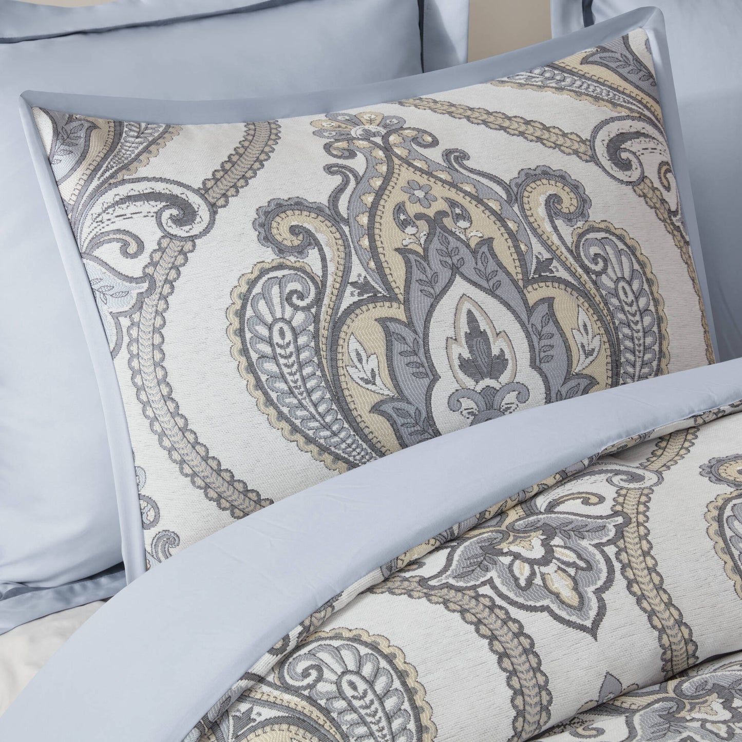 Aveline 9-Piece Jacquard Comforter Set