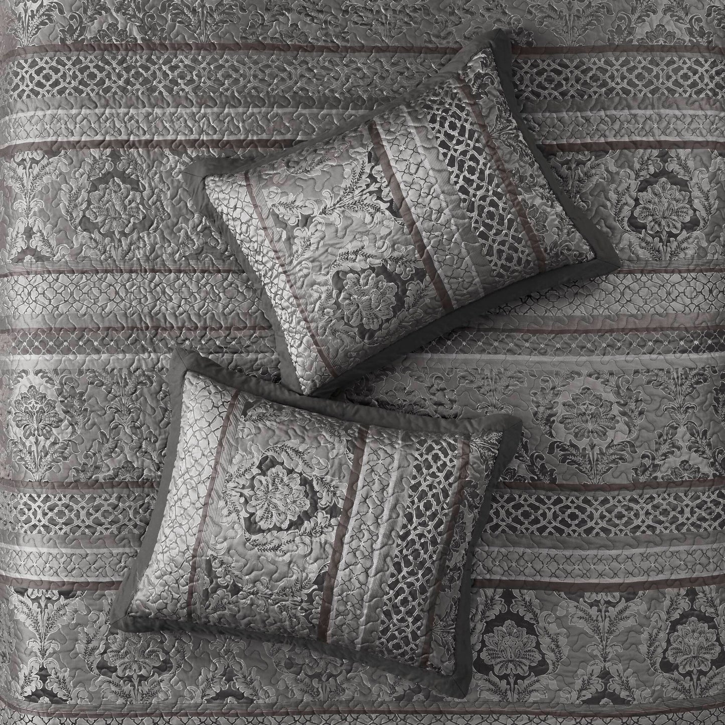 Bellagio 5 Piece Reversible Jacquard Bedspread Set