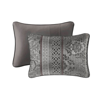 Bellagio 6-Piece Jacquard Quilt Set with Throw Pillows