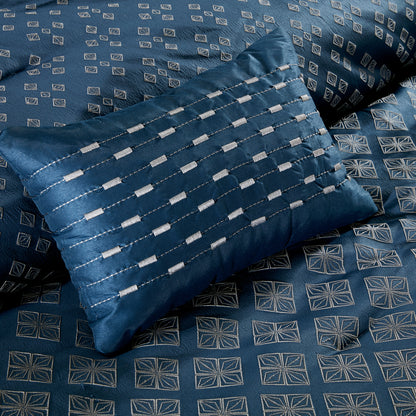 Biloxi 7 Piece Jaquard Comforter Set