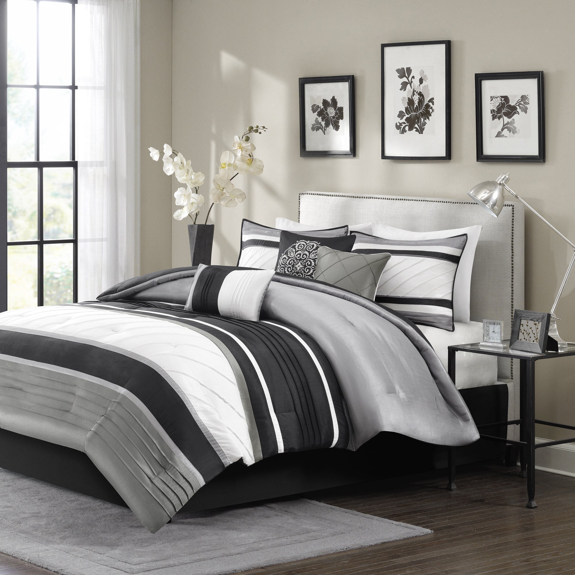 Madison Park - Blaire 7 Piece Comforter Set - Fashion Bedding
