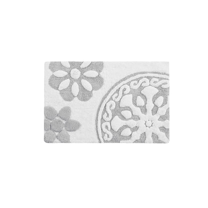 Casablanca Medallion Cotton Tufted Bath Rug