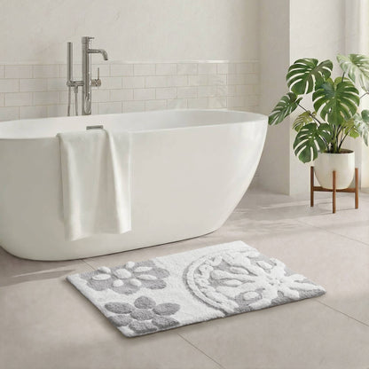 Casablanca Medallion Cotton Tufted Bath Rug