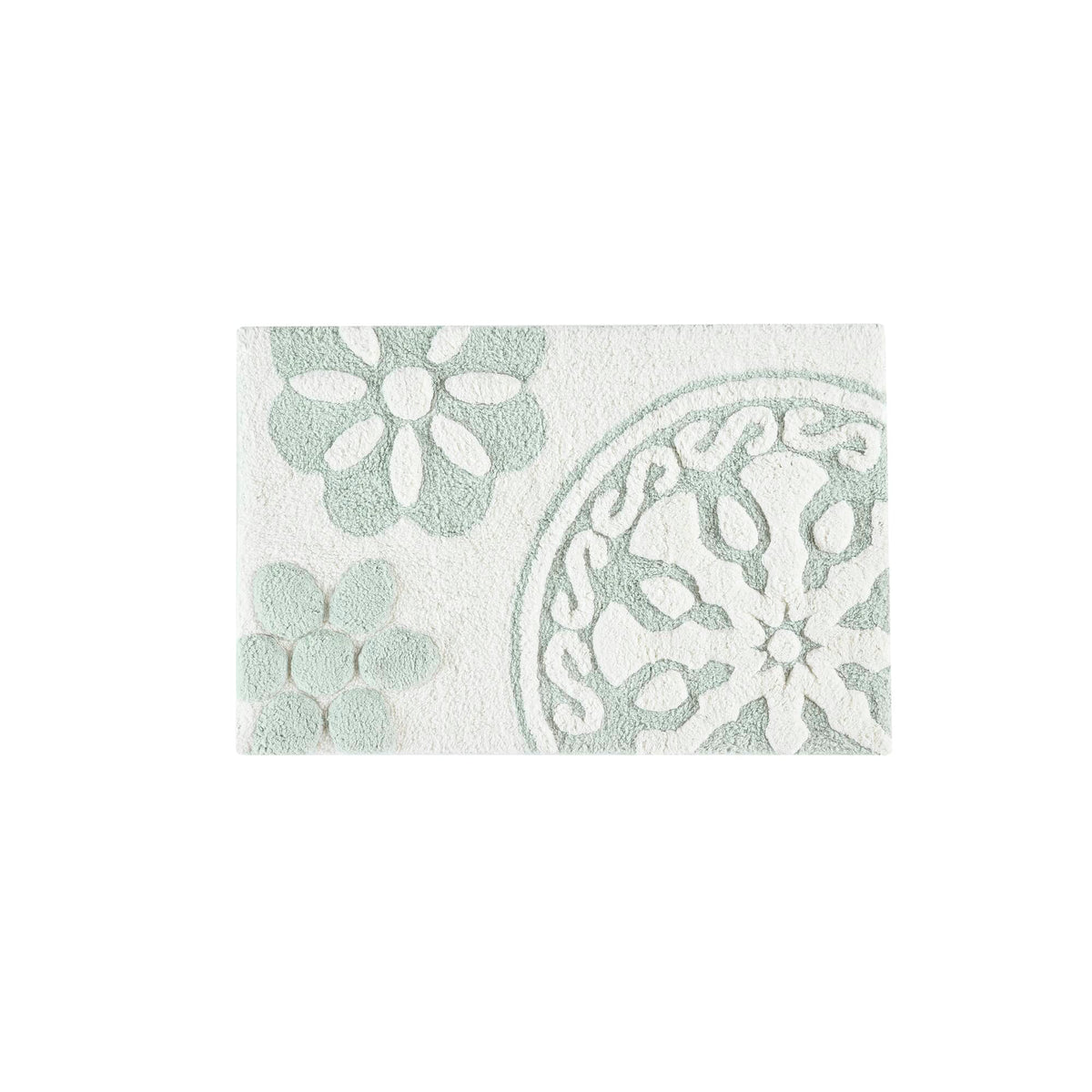 Casablanca Medallion Cotton Tufted Bath Rug