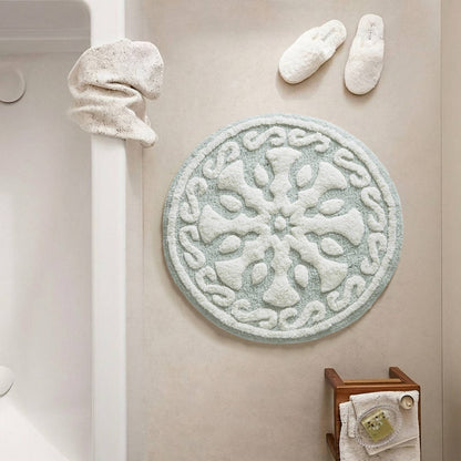 Casablanca Medallion Cotton Tufted Bath Rug
