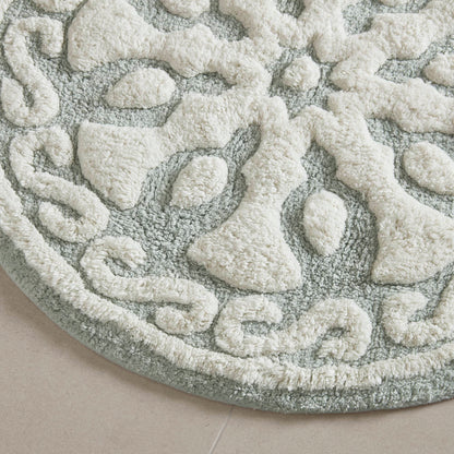 Casablanca Medallion Cotton Tufted Bath Rug