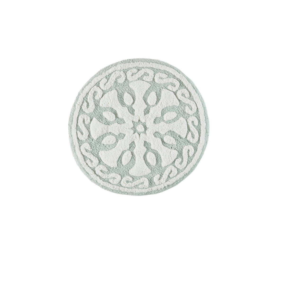 Casablanca Medallion Cotton Tufted Bath Rug