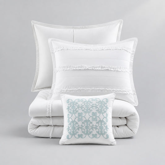 Celeste 4-Piece Microfiber 2-in-1 Duvet Set