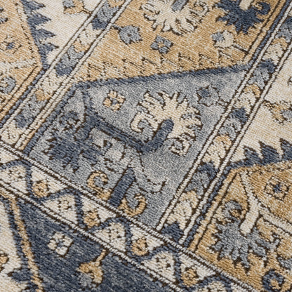 Dakota Tiled Border Area Rug