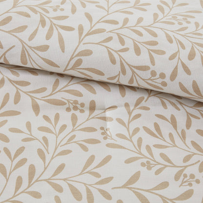 Darcy Cottage 5-Piece Botanical Print Comforter Set with Scalloped Edge