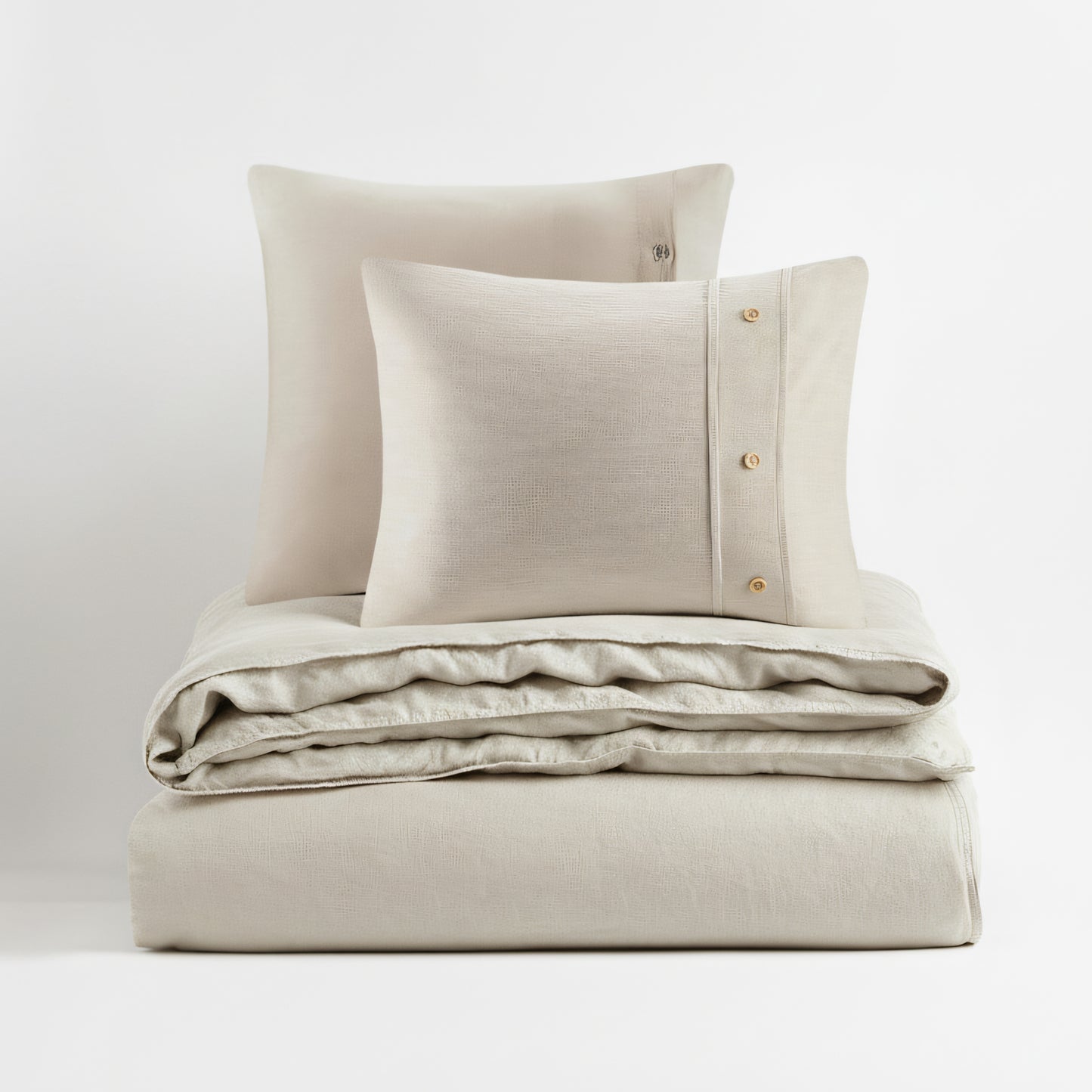 Dover 3 Piece Organic Cotton Oversized Duvet Cover Set