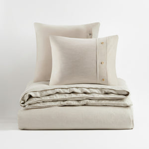 Dover 3 Piece Organic Cotton Oversized Duvet Cover Set