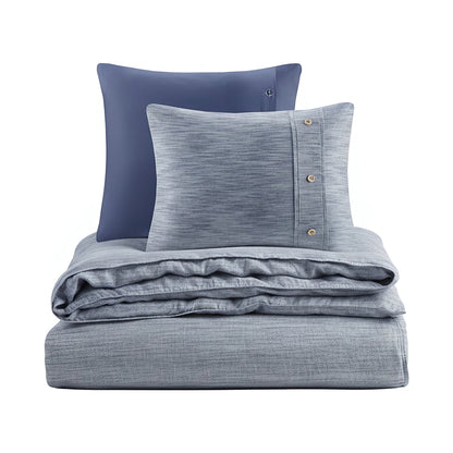 Dover 3 Piece Organic Cotton Oversized Duvet Cover Set