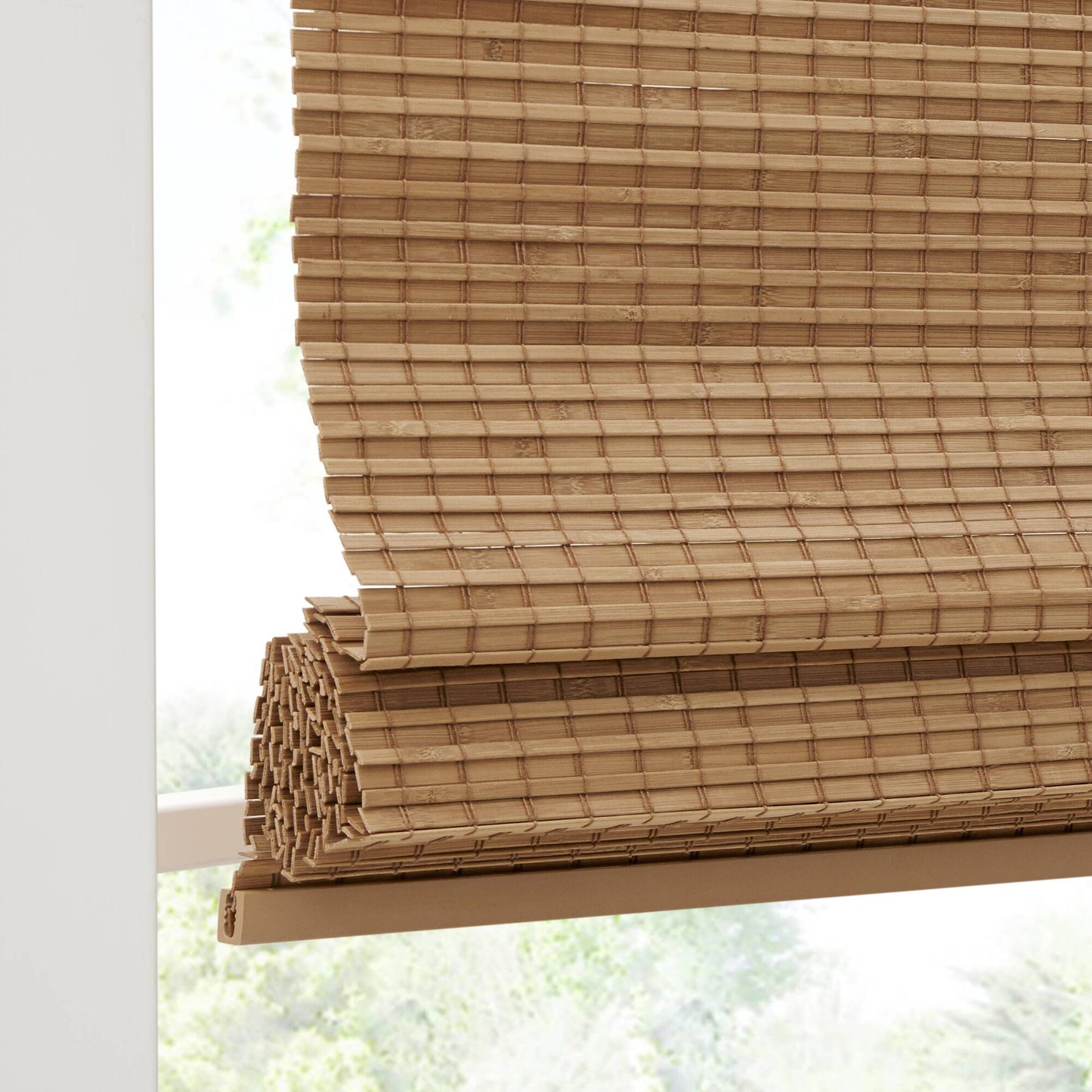 Eastfield Bamboo Light Filtering Roman Shade 64"L