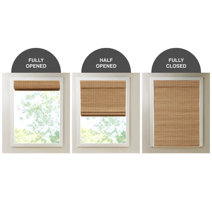 Eastfield Bamboo Light Filtering Roman Shade 64"L