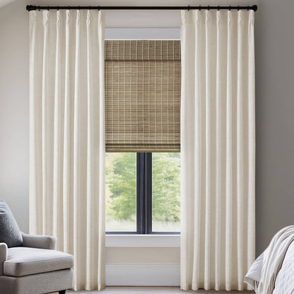 Emery 300gsm Poly Linen with 7 Pinch Pleat per Piece