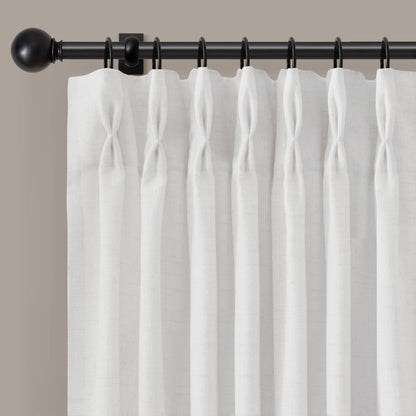 Emery 300gsm Poly Linen with 7 Pinch Pleat per Piece