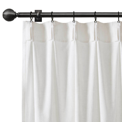 Emery 300gsm Poly Linen with 7 Pinch Pleat per Piece