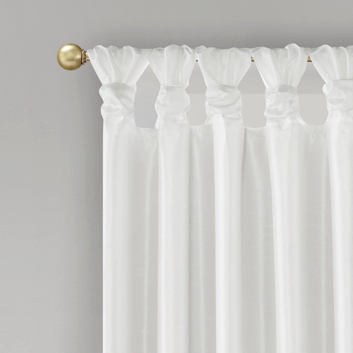 Emilia Twist Tab Total Blackout Window Curtain Panel