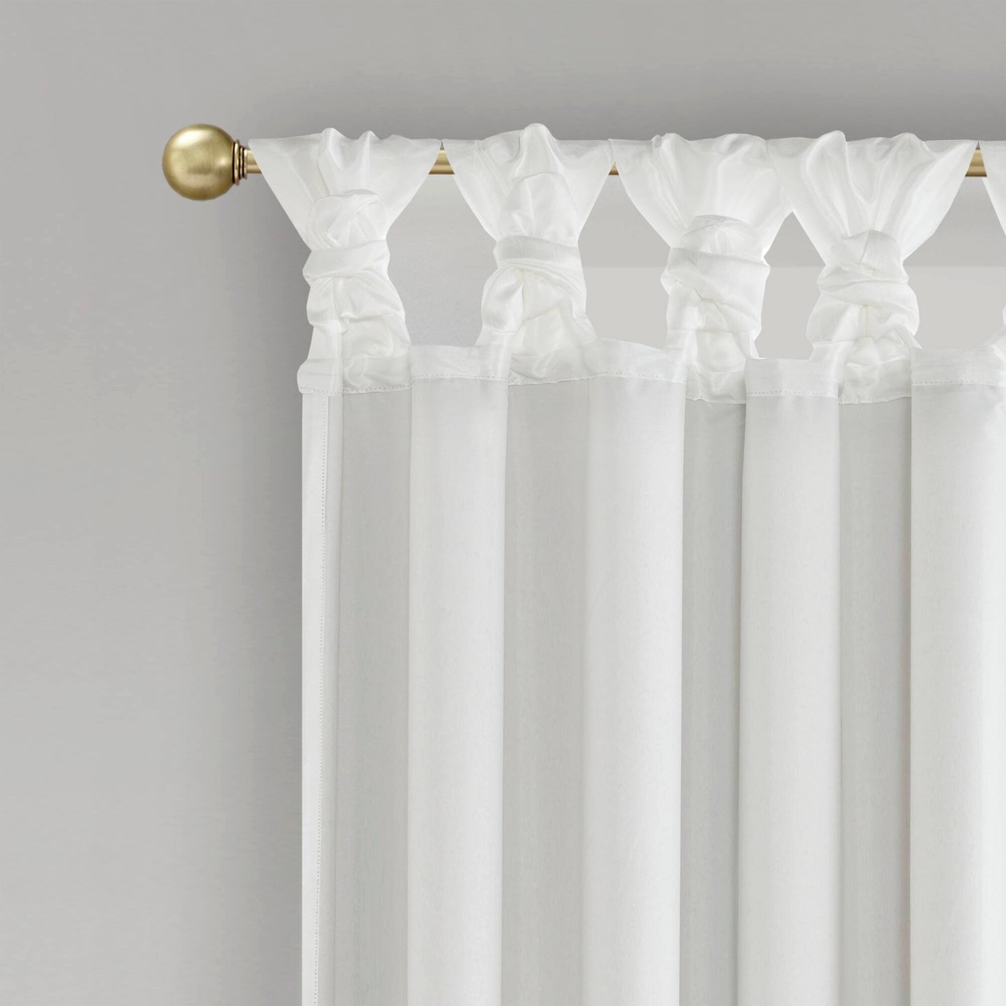 Emilia Twist Tab Total Blackout Window Curtain Panel
