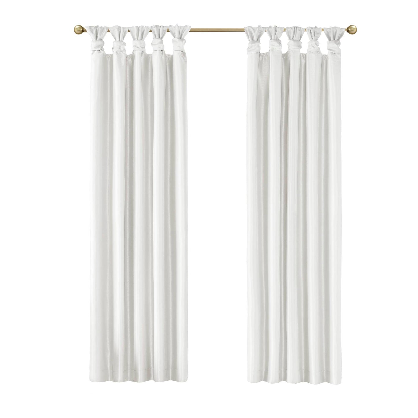 Emilia Twist Tab Total Blackout Window Curtain Panel