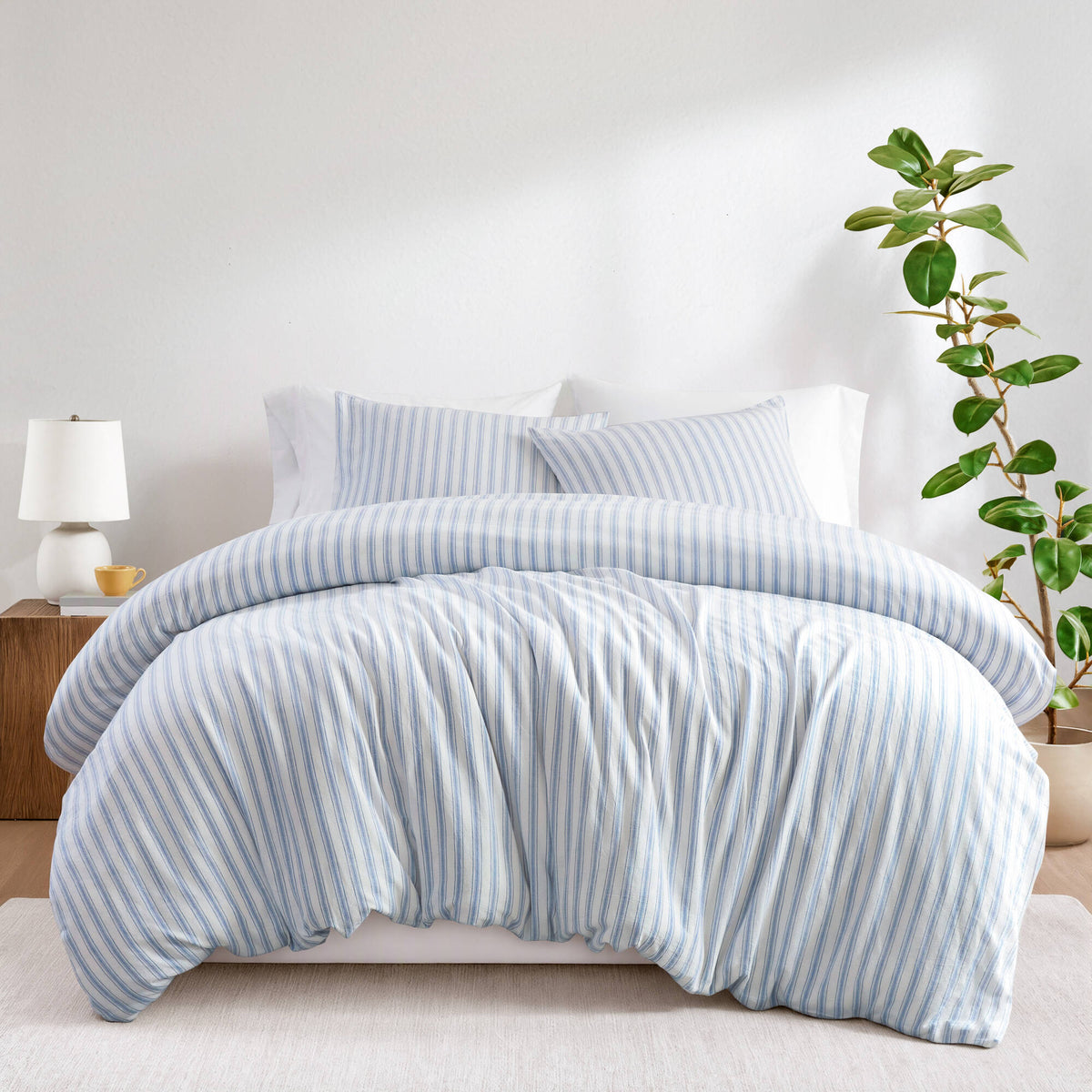 Etta 3-Piece Cotton Lined Blend Duvet Set