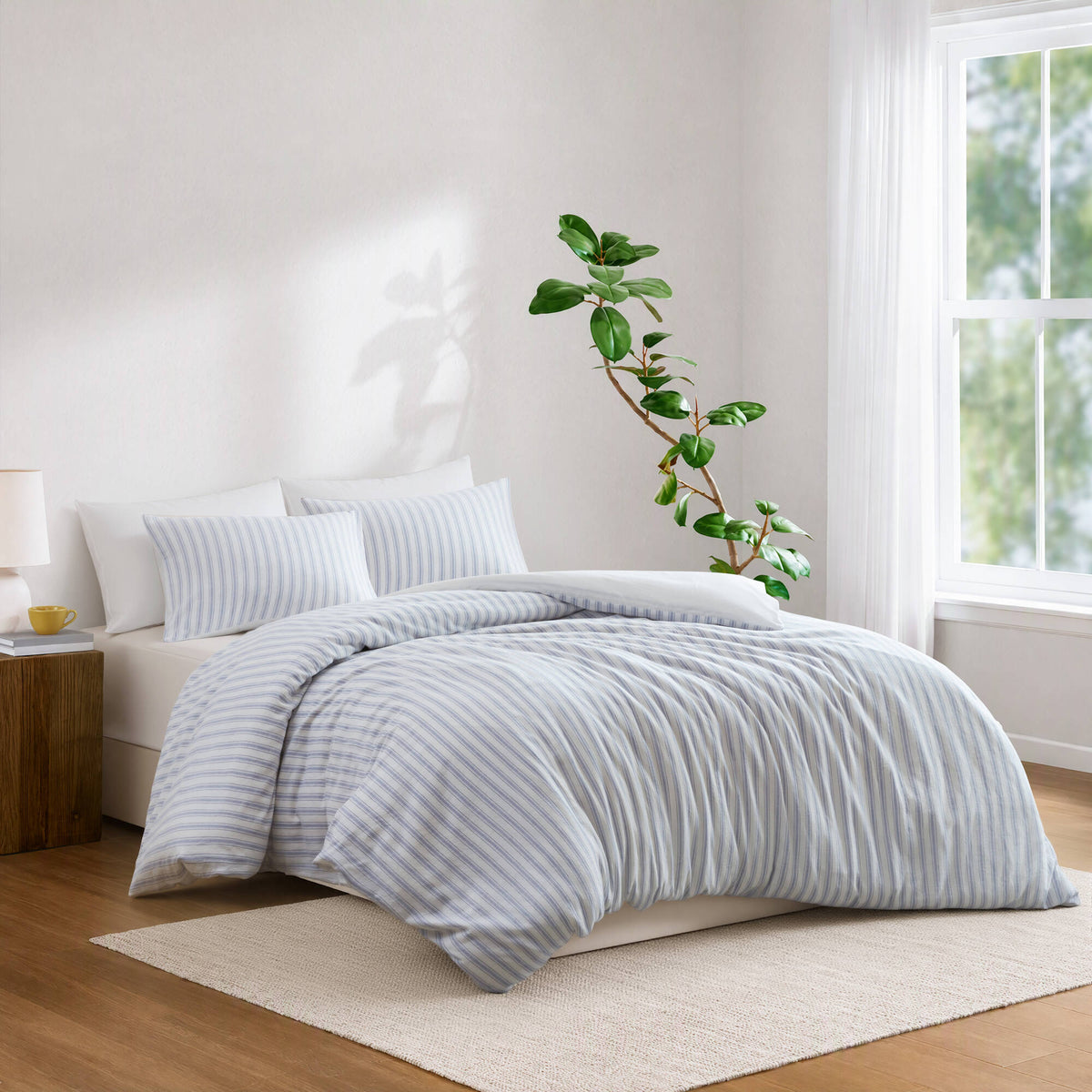 Etta 3-Piece Cotton Lined Blend Duvet Set