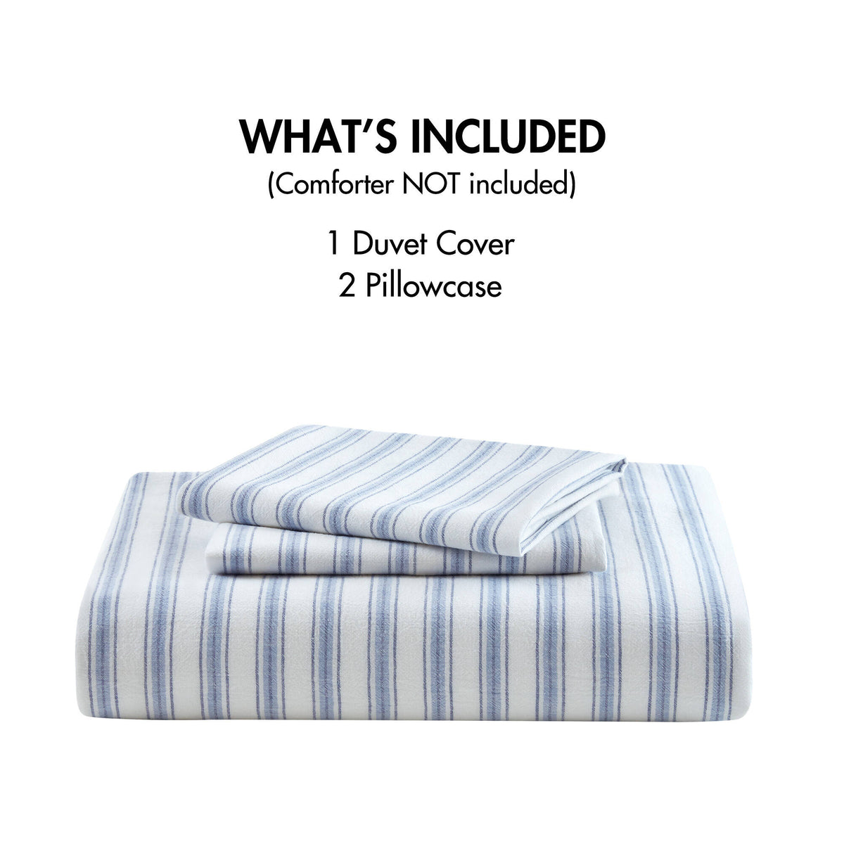 Etta 3-Piece Cotton Lined Blend Duvet Set