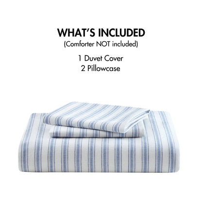Etta 3-Piece Cotton Lined Blend Duvet Set
