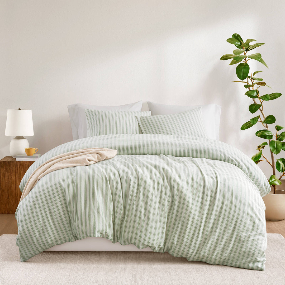 Etta 3-Piece Cotton Lined Blend Duvet Set
