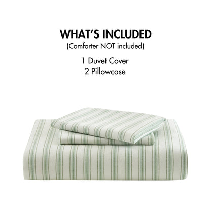 Etta 3-Piece Cotton Lined Blend Duvet Set