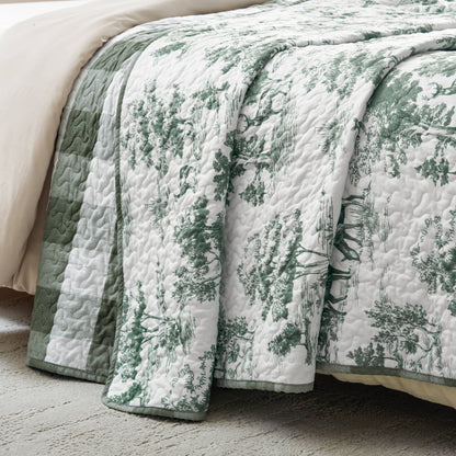 Hartwell Woodland Deer Reversible 3-Piece Coverlet Mini Set