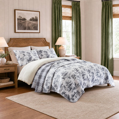 Hartwell Woodland Deer Reversible 3-Piece Coverlet Mini Set