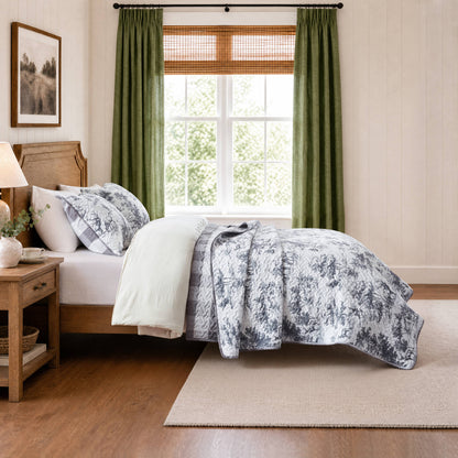 Hartwell Woodland Deer Reversible 3-Piece Coverlet Mini Set