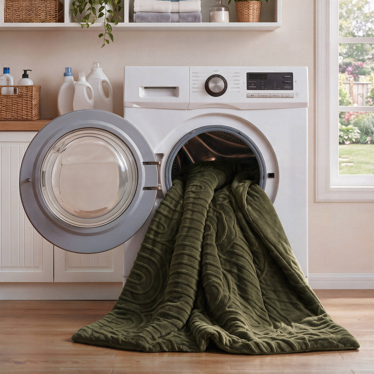 Jacquard Sherpa Arch-Patterned Plush Comforter Set