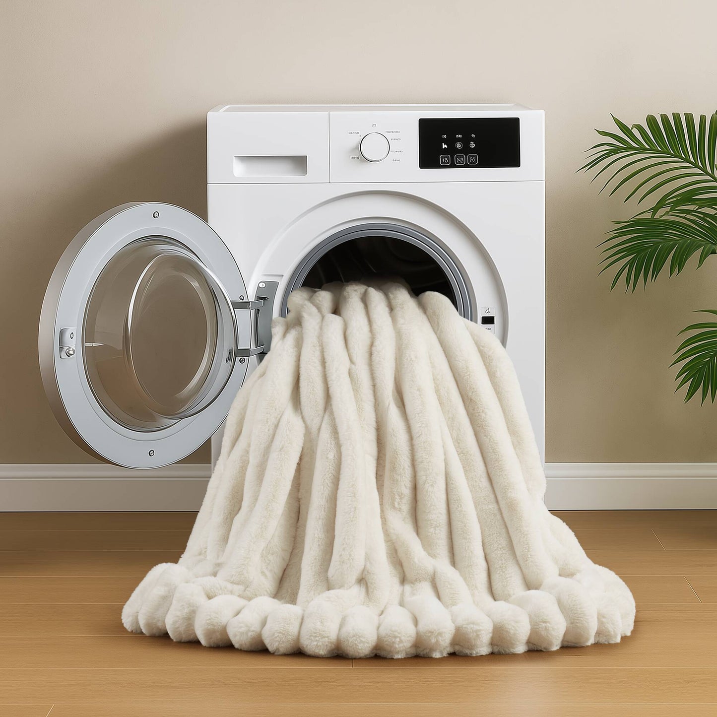 Jasmine Ultrasoft Faux Fur Ribbed Comforter Set
