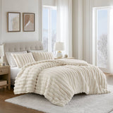 Jasmine Ultrasoft Faux Fur Ribbed Comforter Set