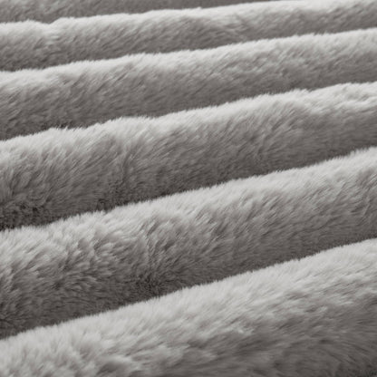 Jasmine Ultrasoft Faux Fur Ribbed Comforter Set