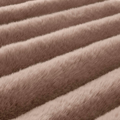 Jasmine Ultrasoft Faux Fur Ribbed Comforter Set