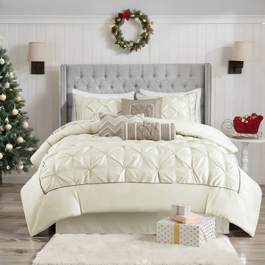 Laurel 7 Piece Tufted Comforter Set