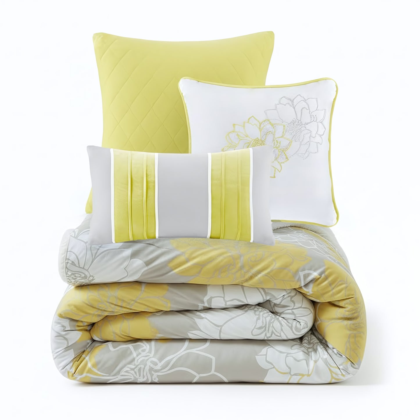 Lola 6 Piece Printed Duvet Cover Set
