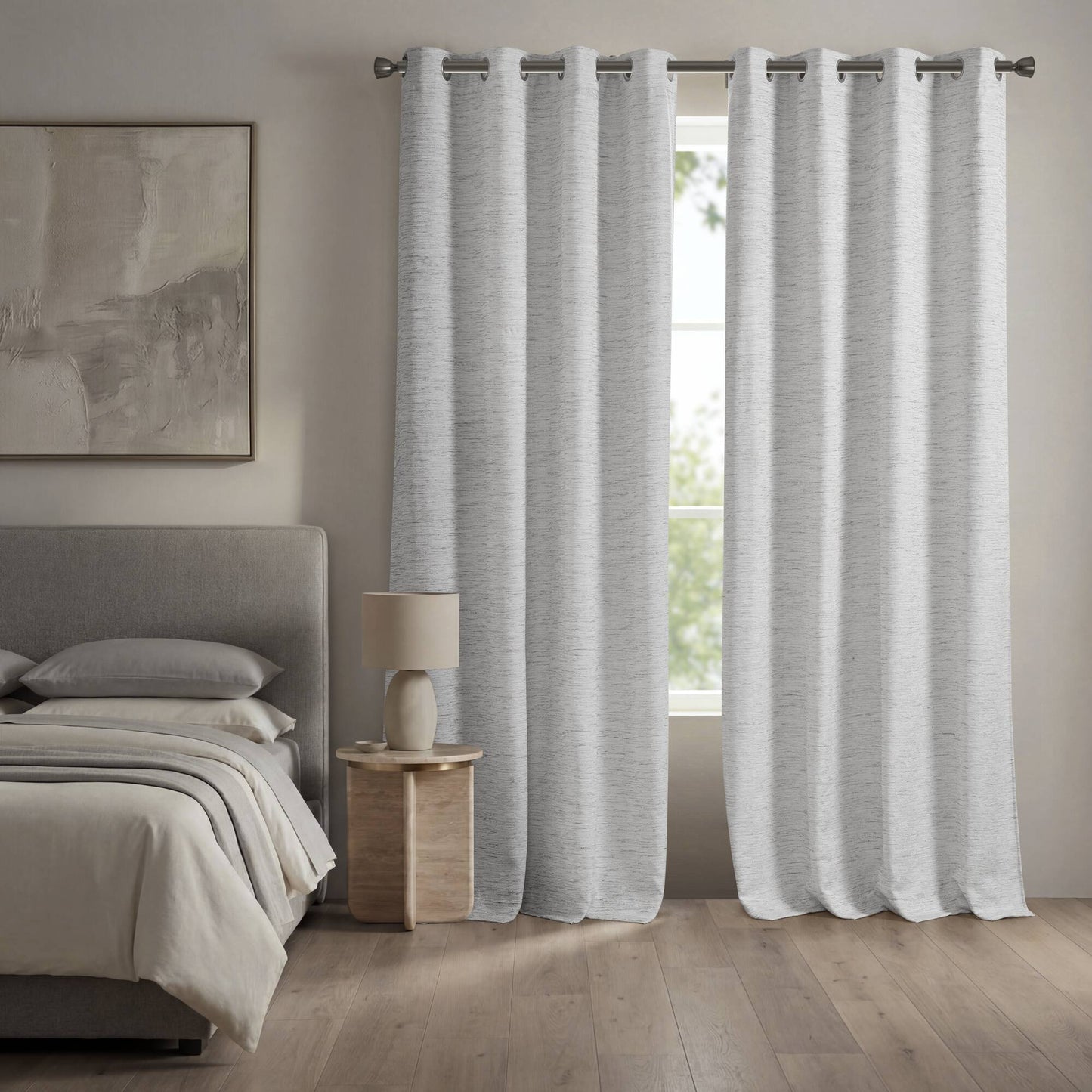 Luna 100% Polyester Luna Total Blackout Window Panel