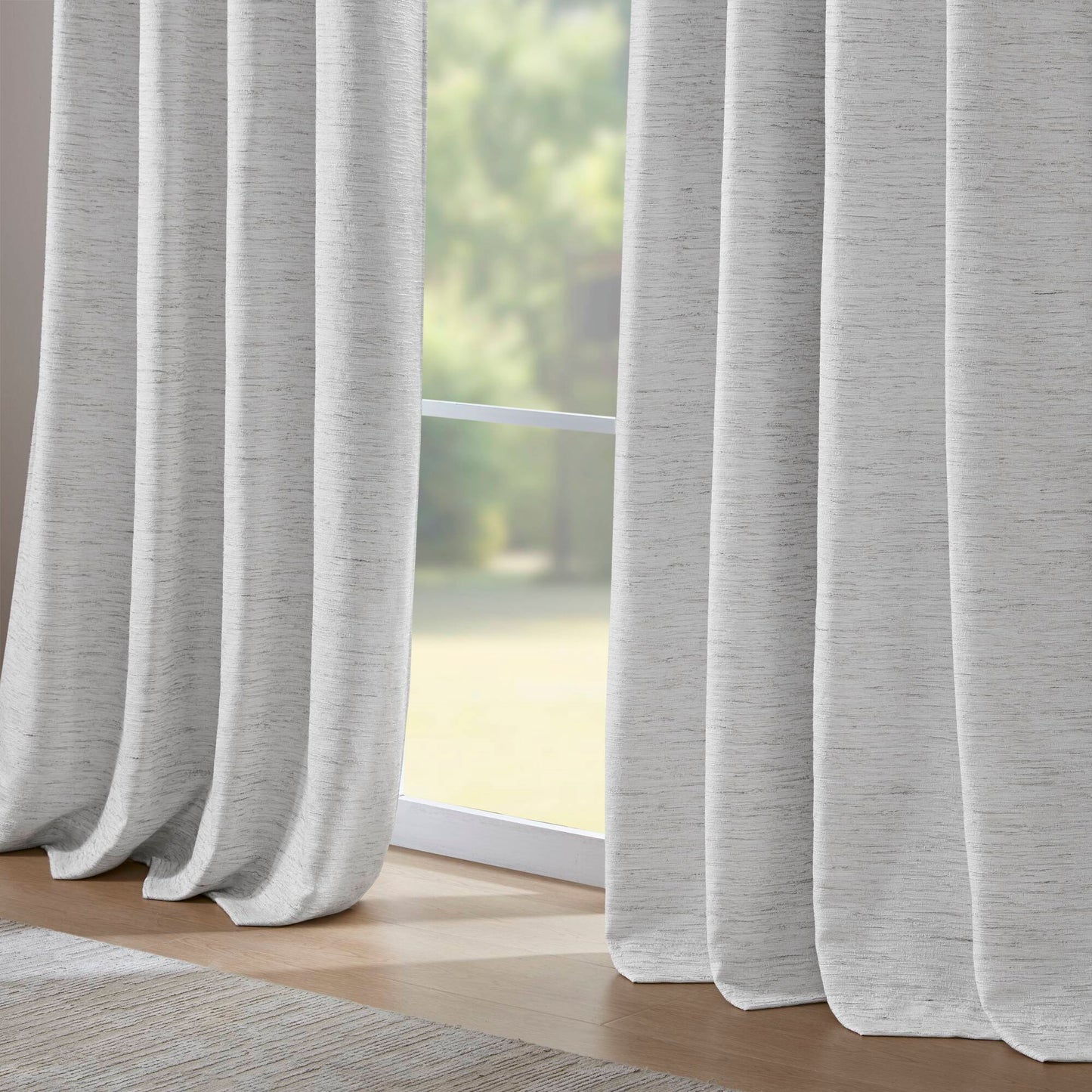 Luna 100% Polyester Luna Total Blackout Window Panel