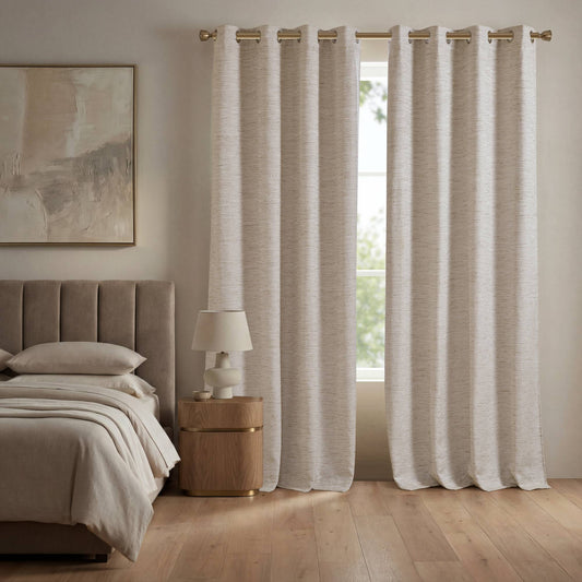 Luna 100% Polyester Luna Total Blackout Window Panel