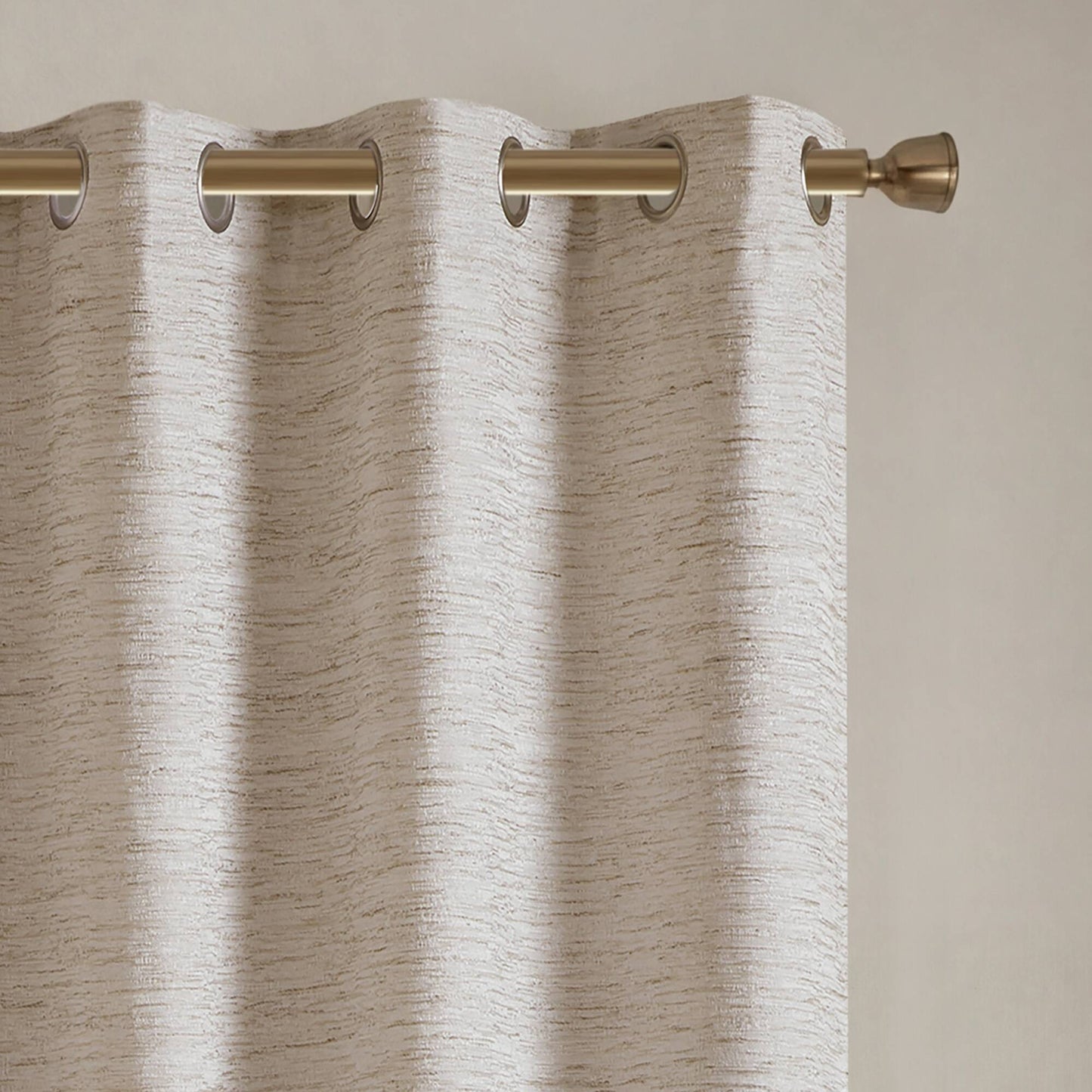 Luna 100% Polyester Luna Total Blackout Window Panel